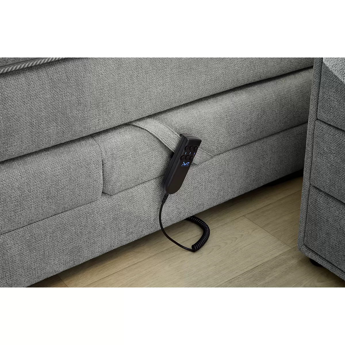 Boxspringbett Paulo 180x200 Grau
