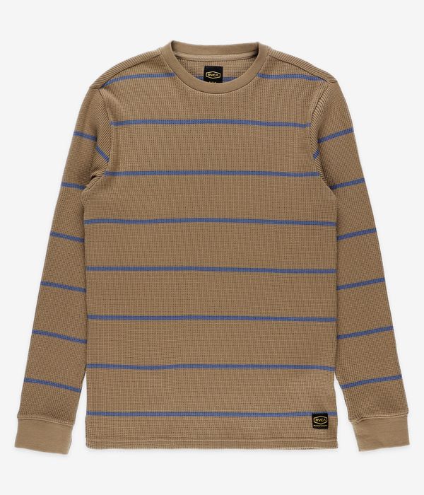 RVCA Day Shift Thermal Stripe Longsleeve (coyote)