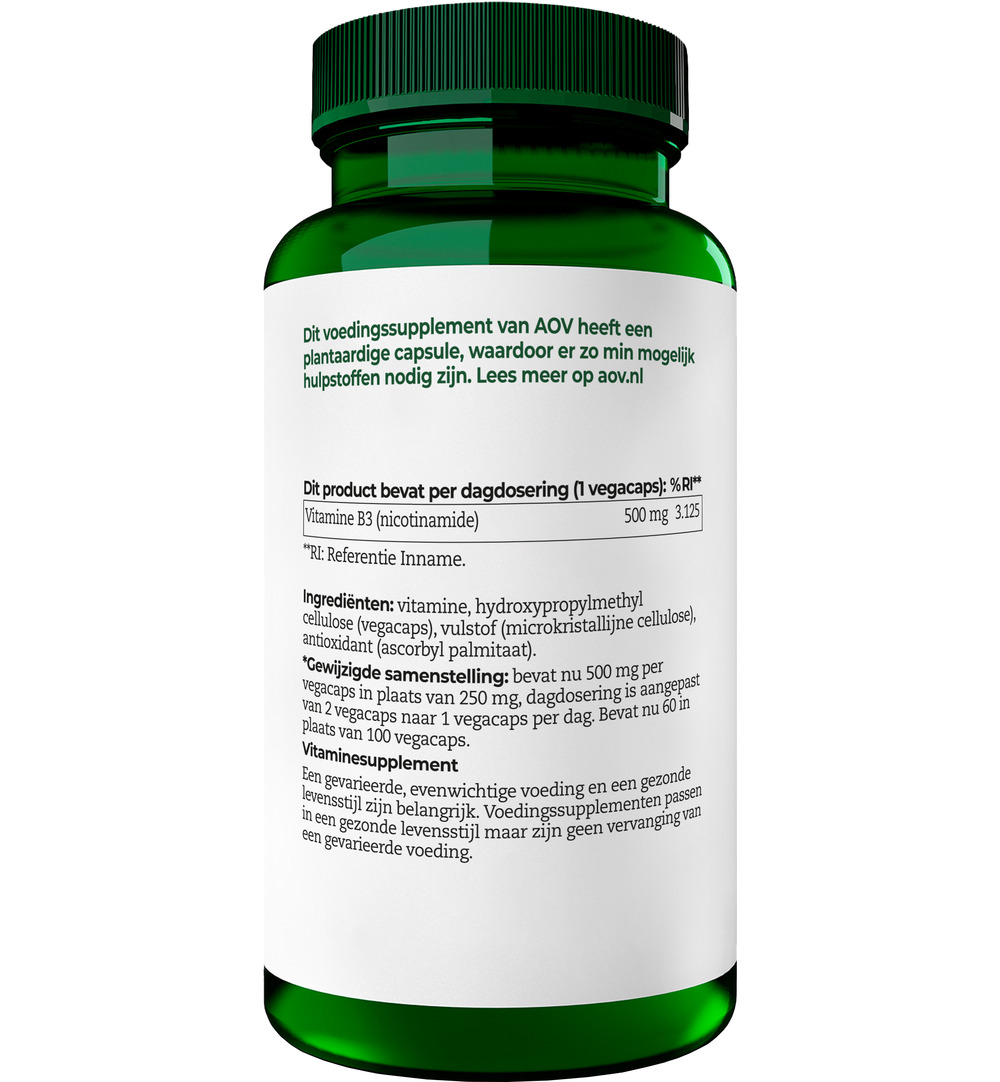 AOV 211 Nicotinamide (60 vega capsules)