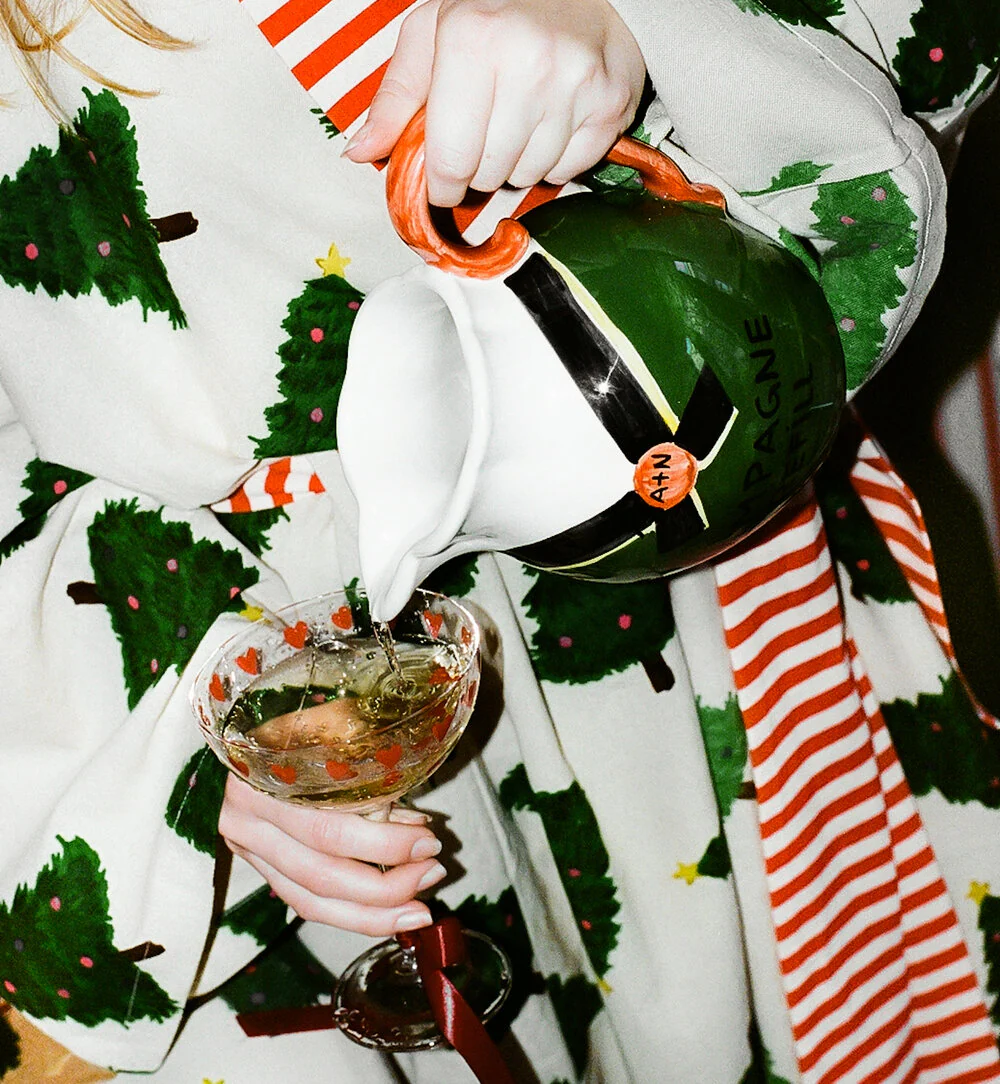 Anna + Nina  Champagne Refill kande - H20 cm.