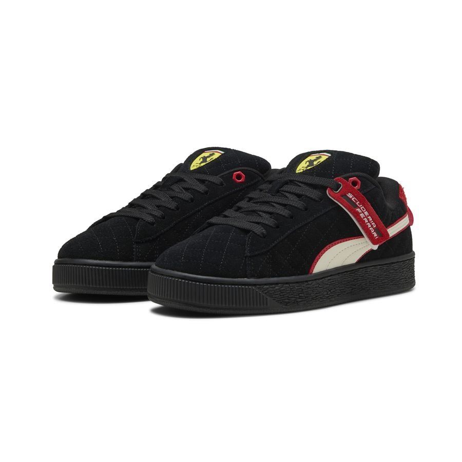 PUMA Scuderia Ferrari Race Suede XL Hero Chaussures - Noir/Blanc/Rouge