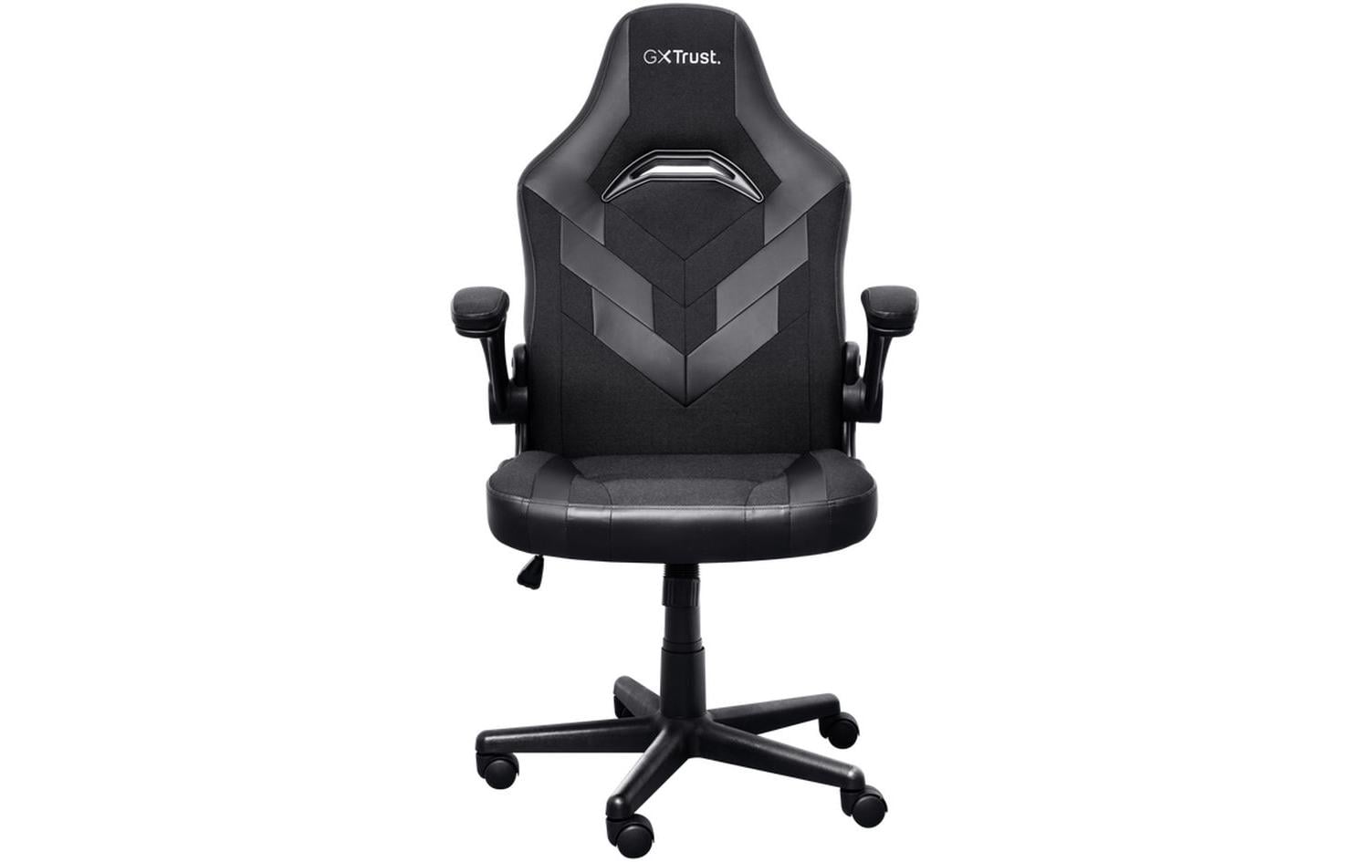 Gaming-Stuhl GXT 703B RIYE Schwarz<br>Bequemer verstellbarer Gaming-Stuhl mit hochklappbaren Armlehnen