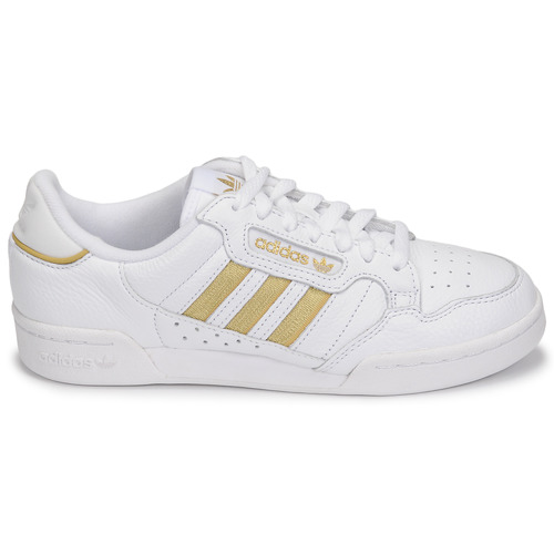 adidas Originals - CONTINENTAL 80 STRIPES - Blanc / Doré