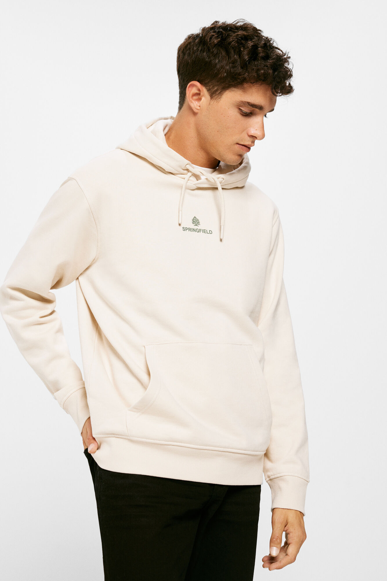 Moletom liso com logo