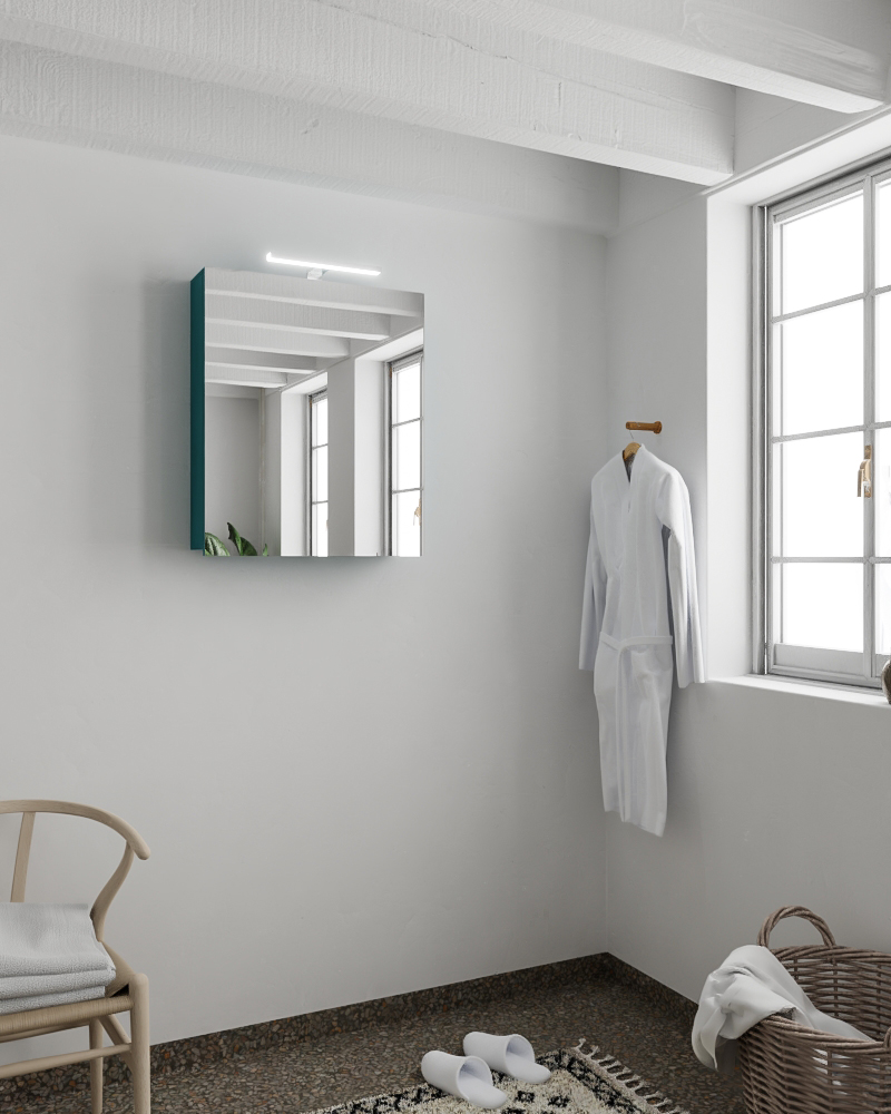 Mondiaz Cubb spiegelkast 50x70x16cm kleur smag met 1 deur