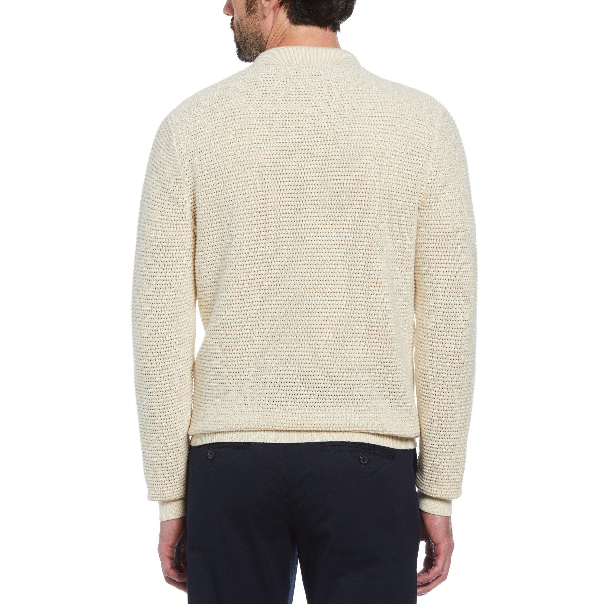 Original Penguin OP Long Sleeve Polo Mens
