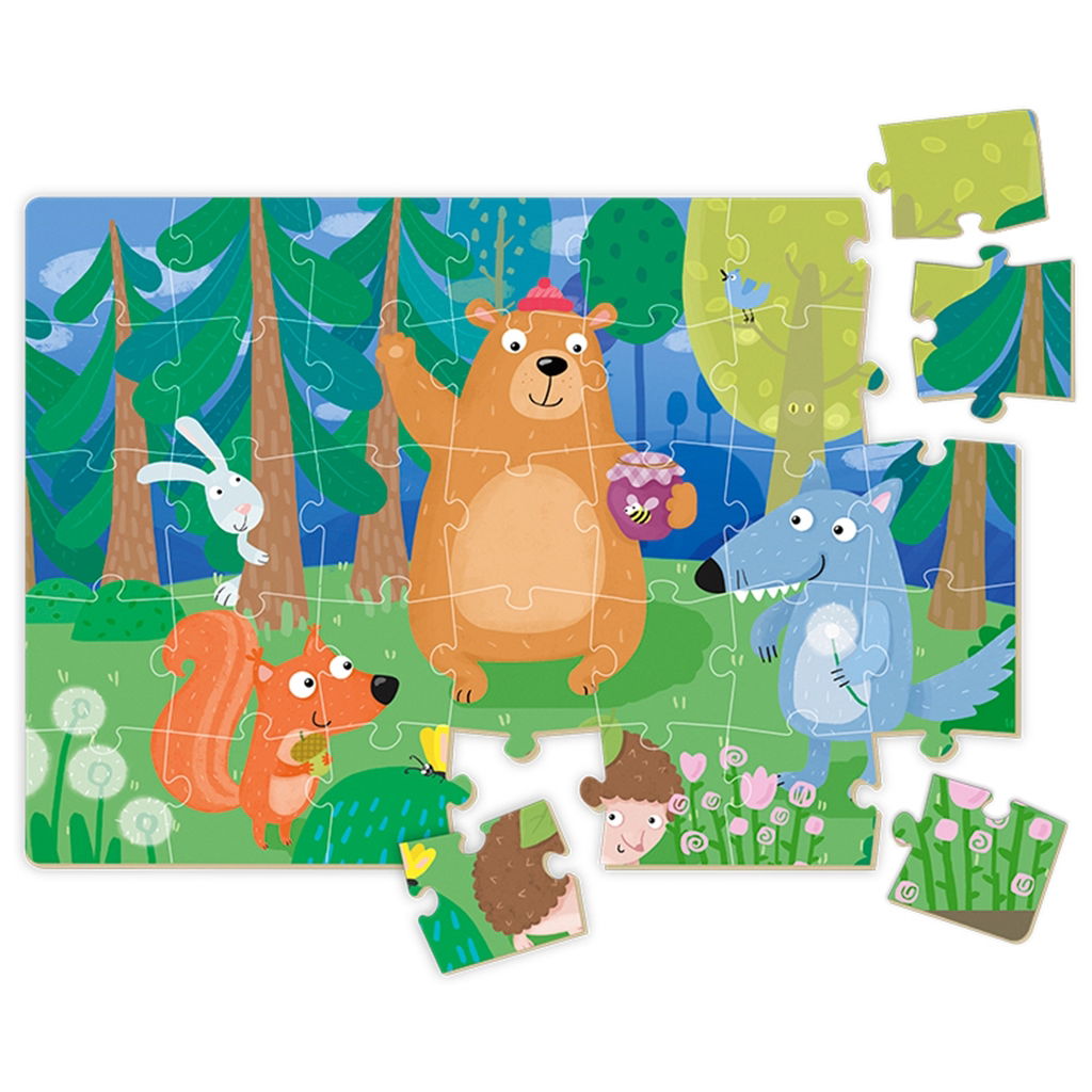 dodododo   Mini Puzzle 35teilig Teddy und Freunde