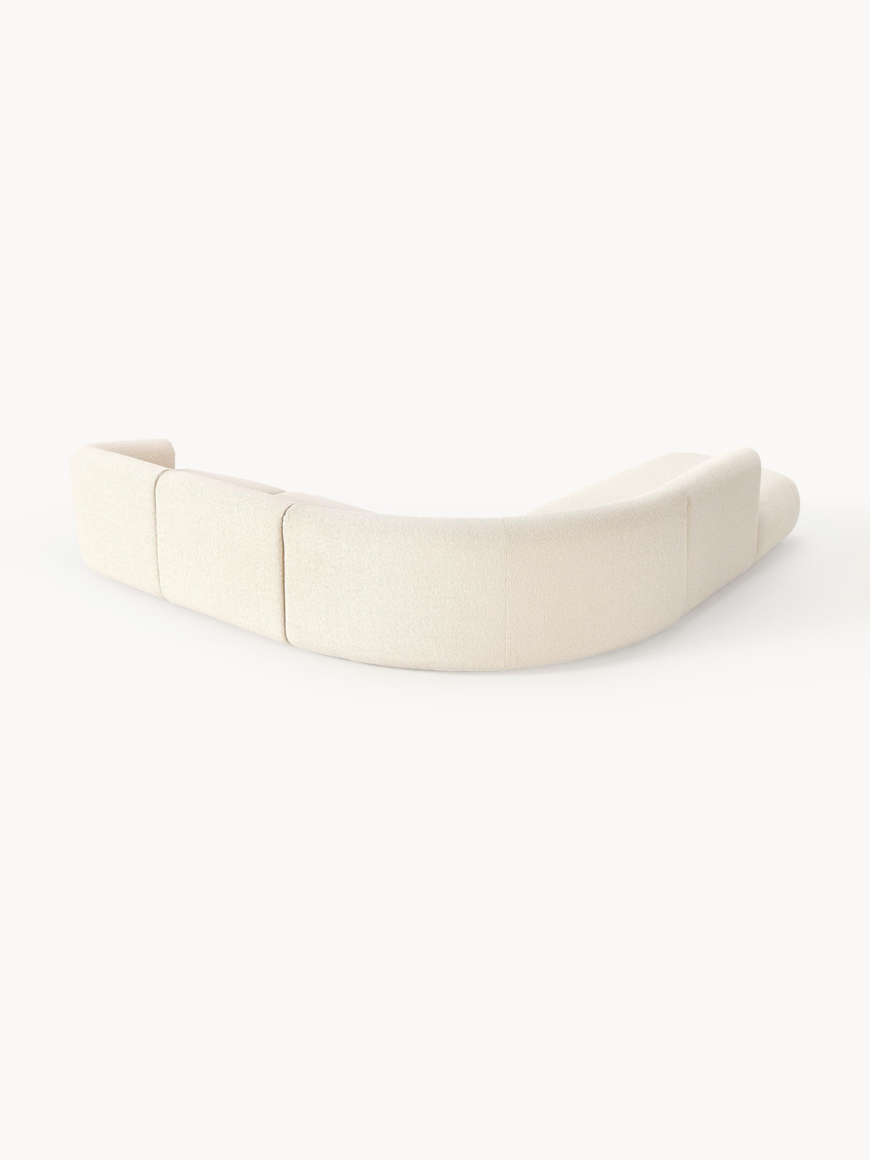 Modulaire bouclé hoekbank Sofia (4 zits)