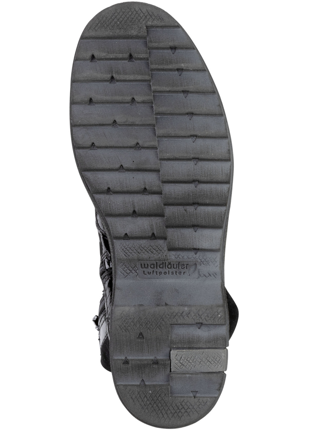Waldläufer Schnür-Stiefelette mit kuscheligem Kragen aus Lammfell