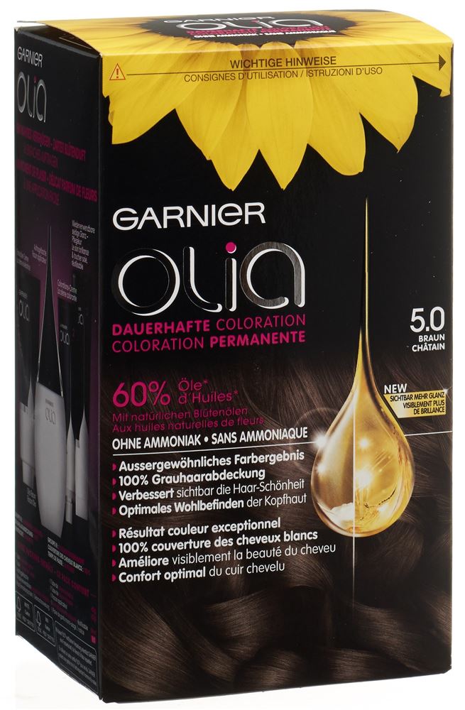 OLIA Haarfarbe 5.0 Braun 1 Stk