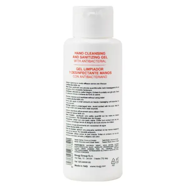 Gel de limpeza para mãos Rougj+ 100ml