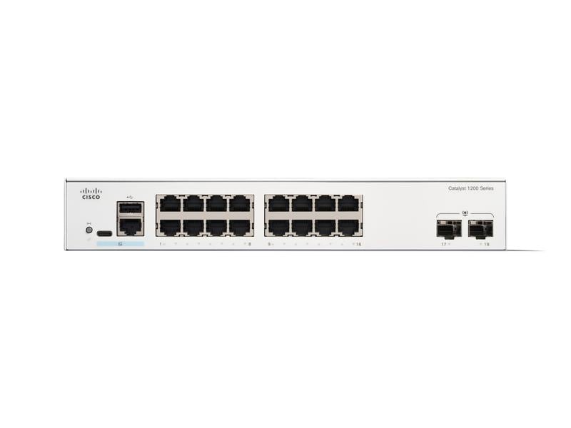 Cisco Switch Catalyst C1200-16T-2G 18 Port Cisco Catalyst Switches der Serie 1200