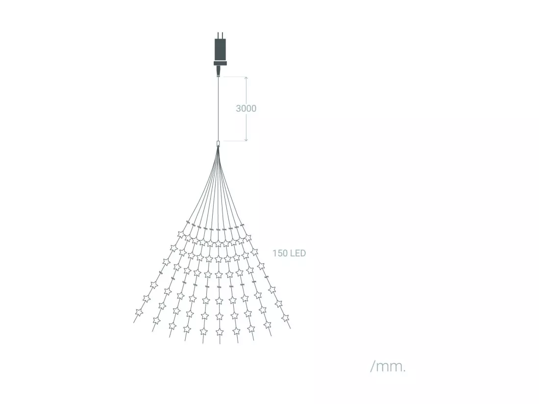 Guirlande Lumineuse LED Fireflies 1.4m 3000K Blanc chaud