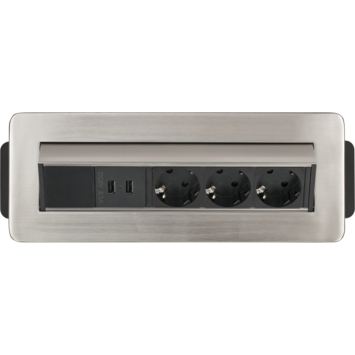 Brennenstuhl Indesk Power tafelstekkerdoos met USB-lader