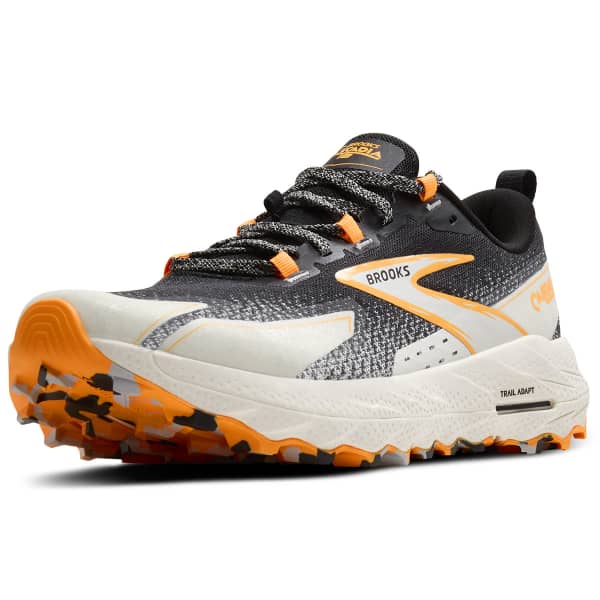 Chaussure trail BROOKS CASCADIA 18 BLACK/BLUE WASH/ORANGE