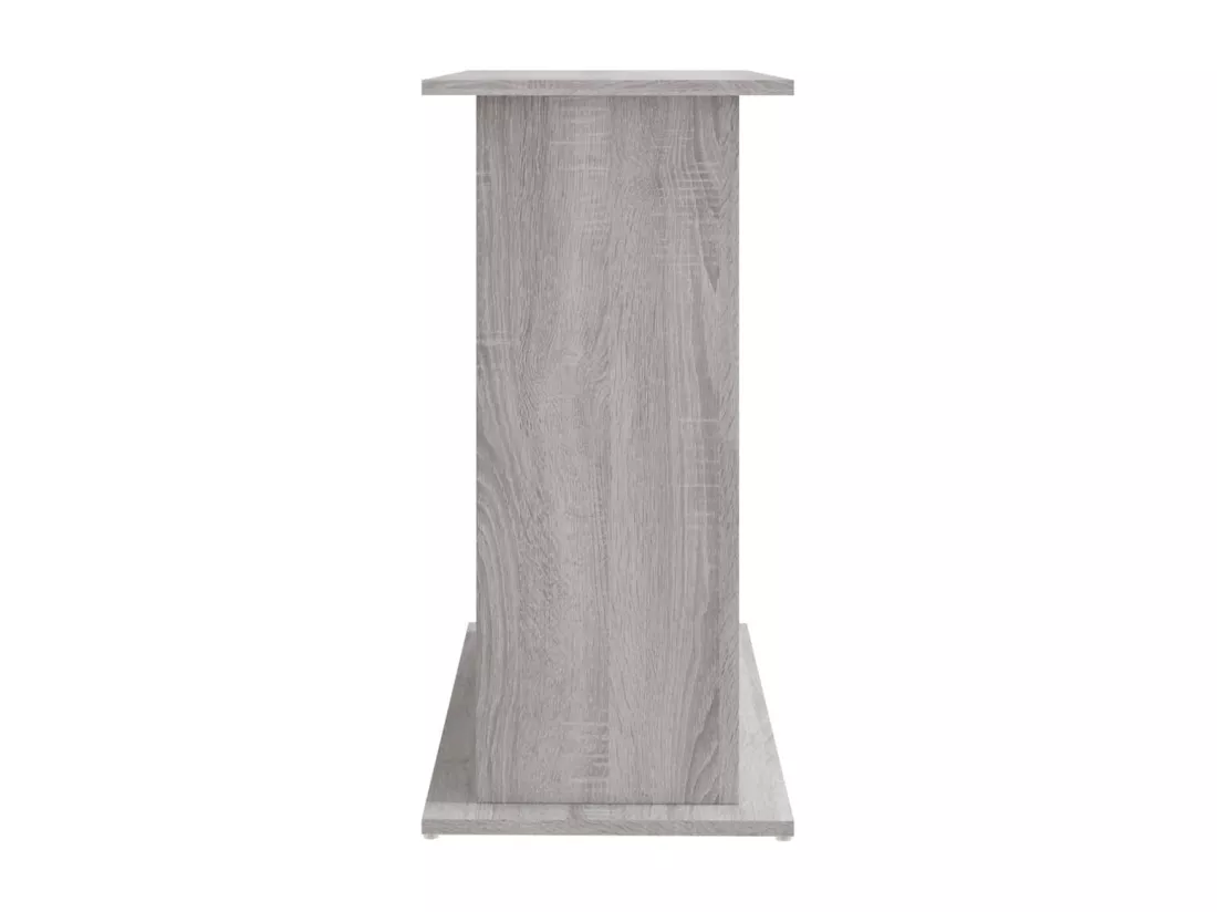 Support pour aquarium sonoma gris 81x36x73 cm bois d'ingénierie