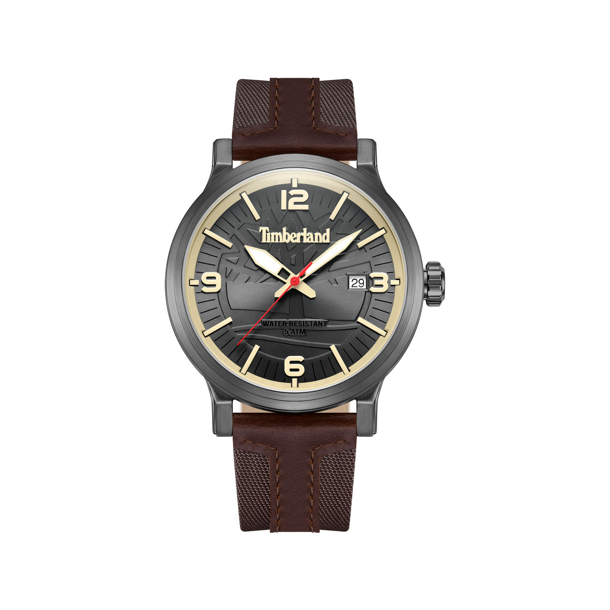 Montre TIMBERLAND Westerley homme bracelet cuir marron