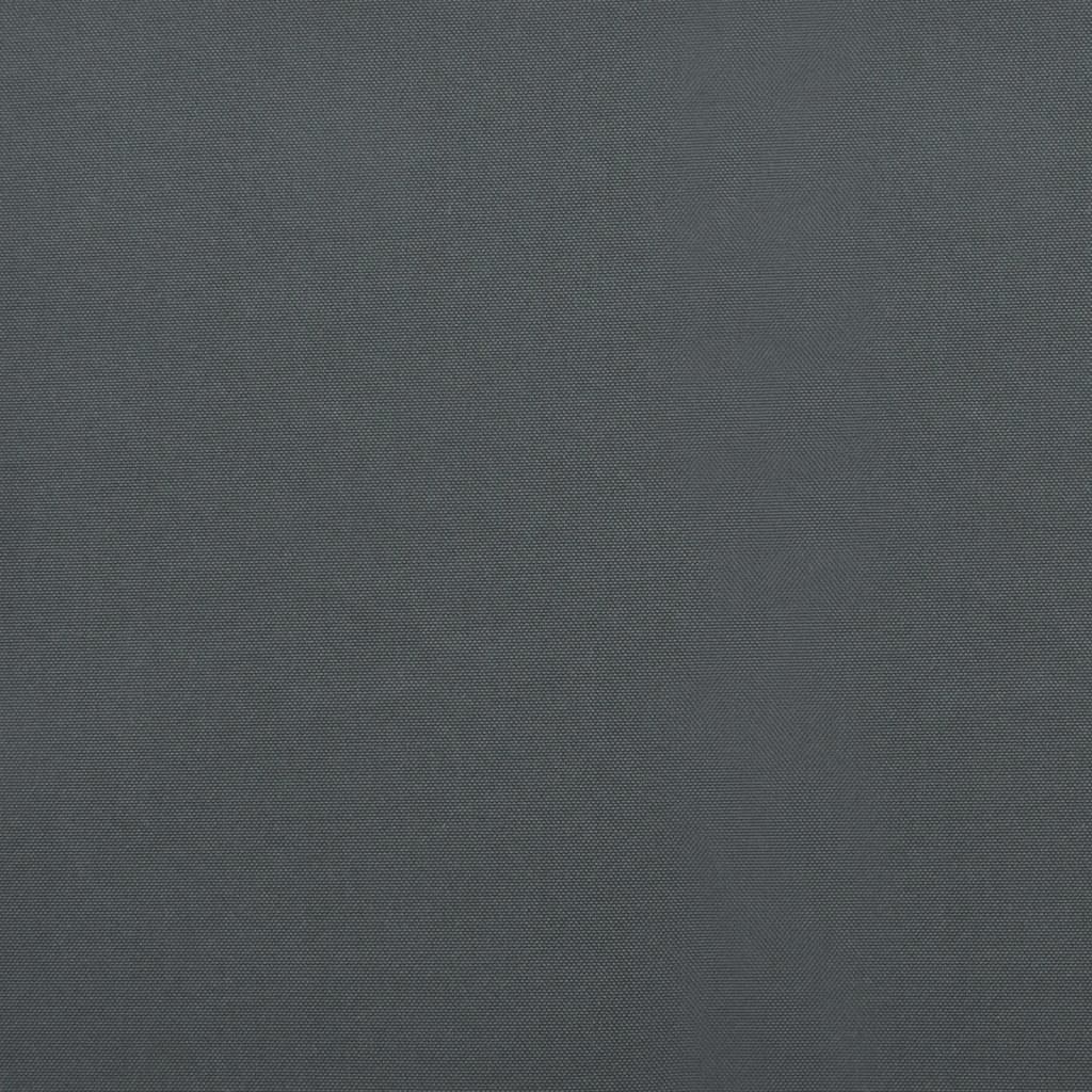 Auvent rétractable anthracite 3x2,5 m tissu et aluminium
