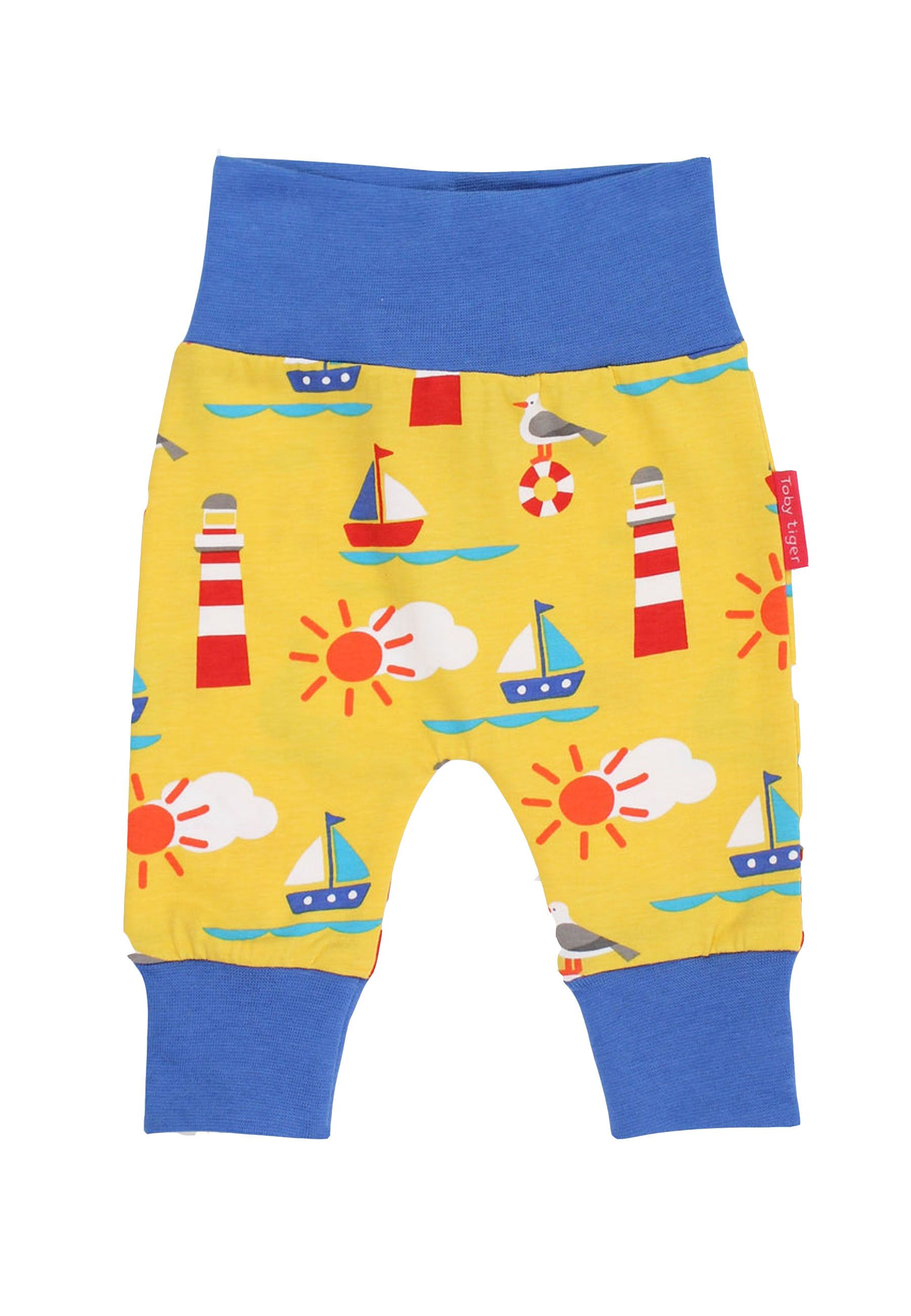 Toby Tiger Babyhose mit maritimem Print