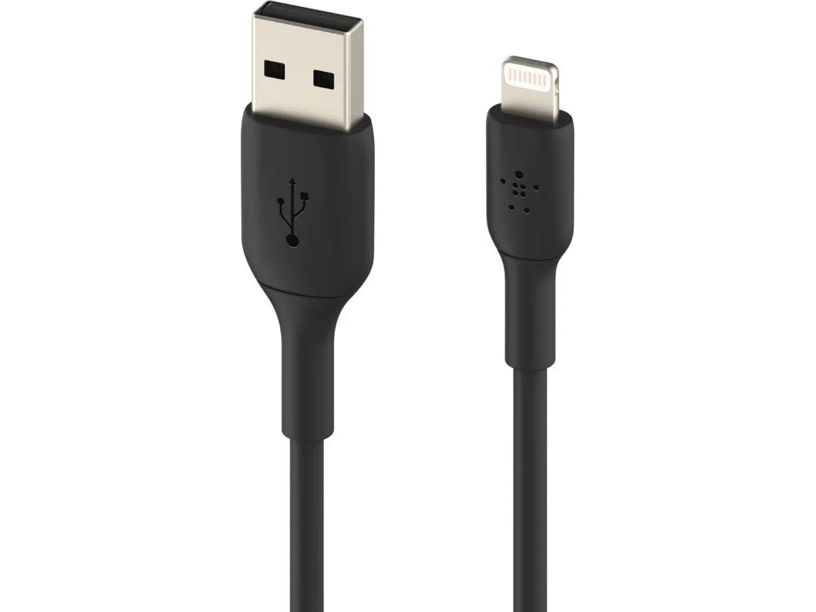 Belkin BoostCharge - Lightning-kabel - Lightning han til USB han - 3 m - sort