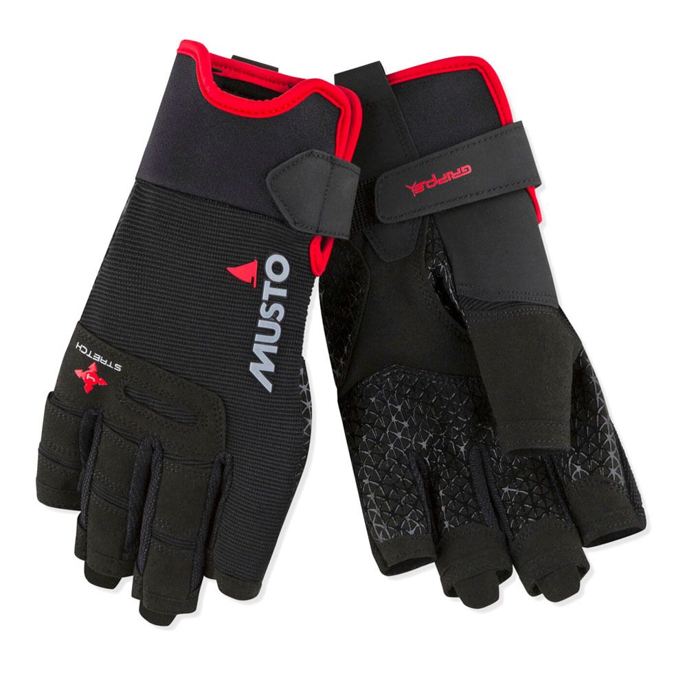 Musto PERF SF - Gants doigts courts black