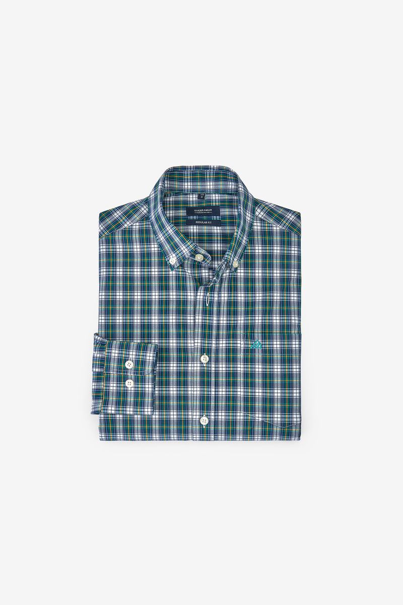 CAMISA REGULAR FIT AOS QUADRADOS
