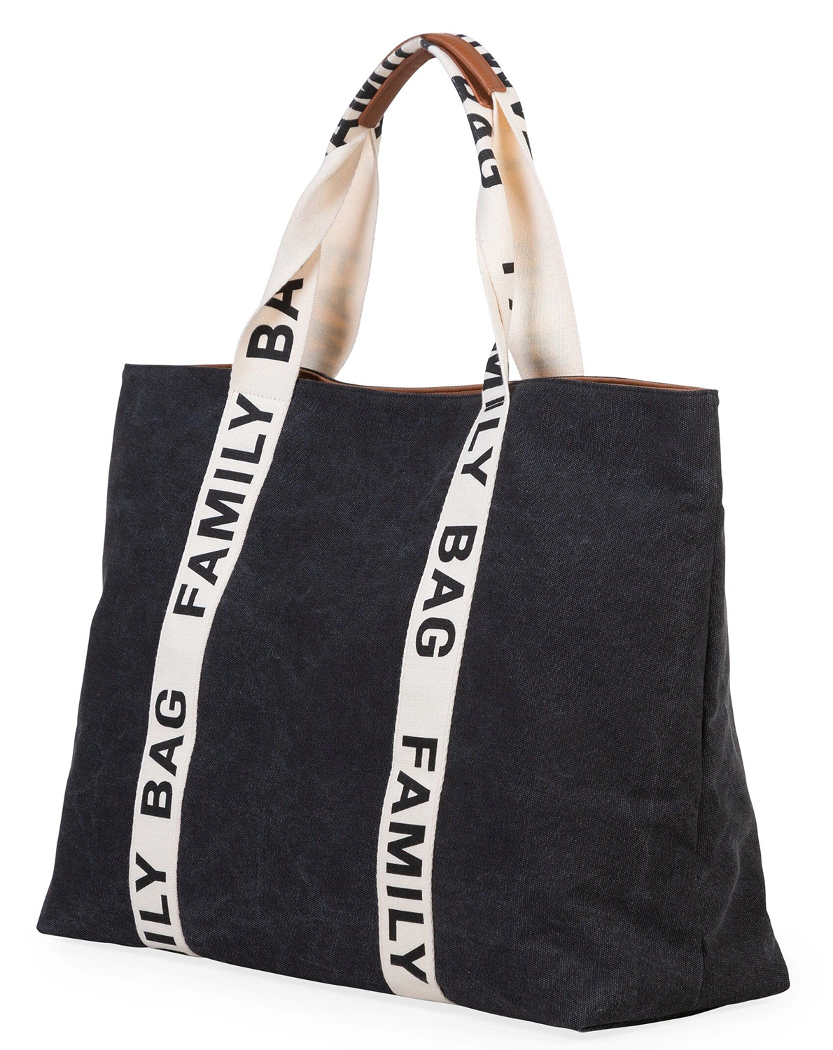 Wickeltasche FAMILY BAG (55x18x40) in schwarz