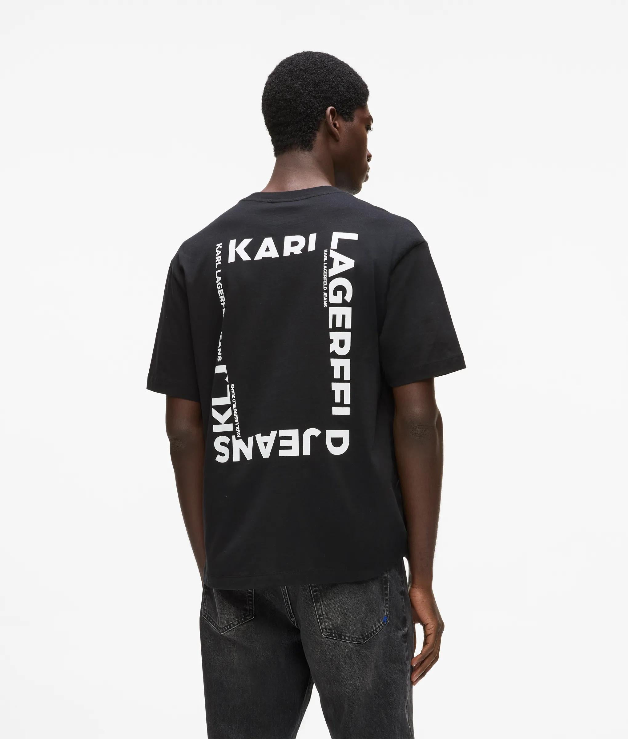 T-shirt met normaal logo