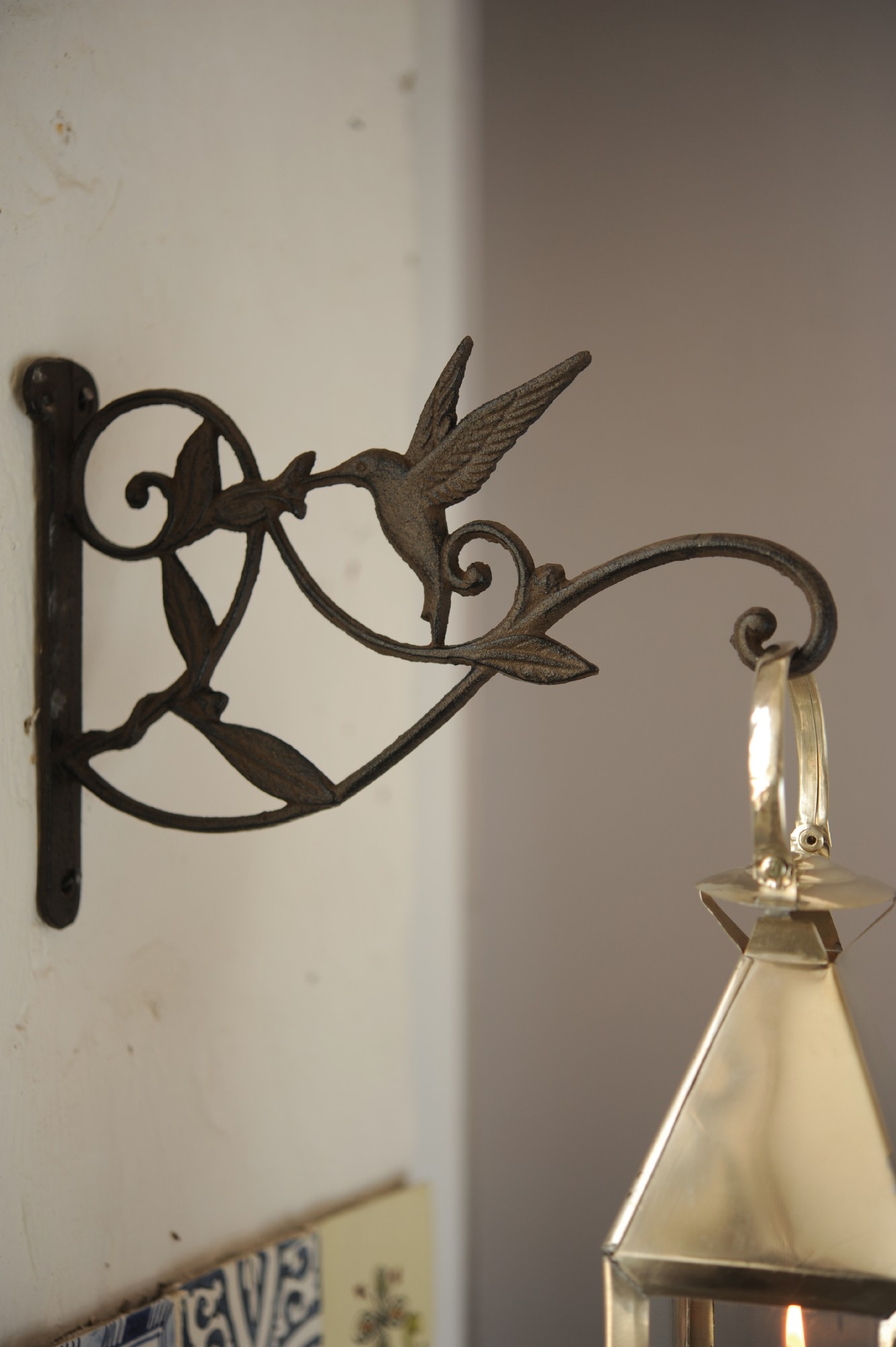 Wandhaken 'Vogel', aus Gusseisen, L 26 cm, B 4 cm, H 19,5 cm von fischer's lagerhaus