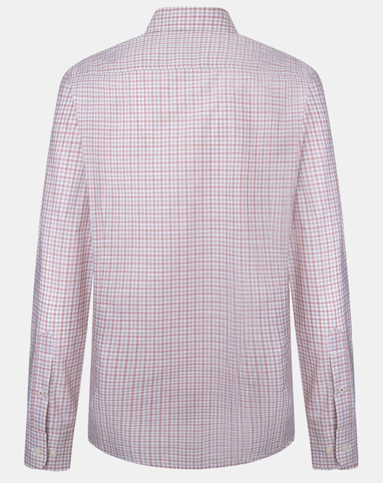 Hackett London Chemise Slim Fit à vichy tricolore orange moyen