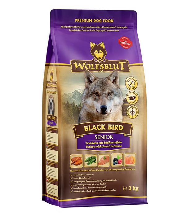 WOLFSBLUT Trockenfutter für Hunde Black Bird,