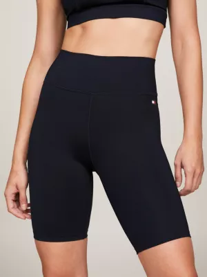Shorts esportivos essenciais de cintura alta