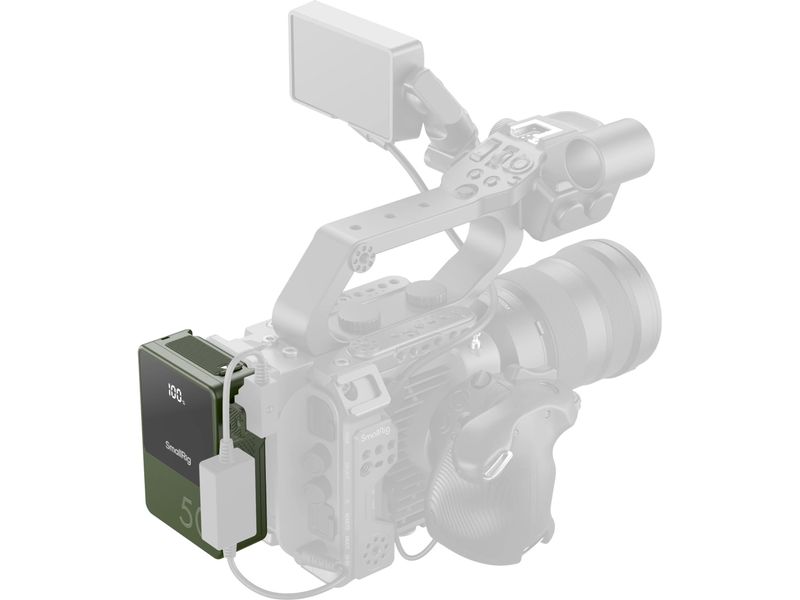 Smallrig VB50 Mini V-Mount-Batterie Grün Kompakter und leichter V-Mount-Akku