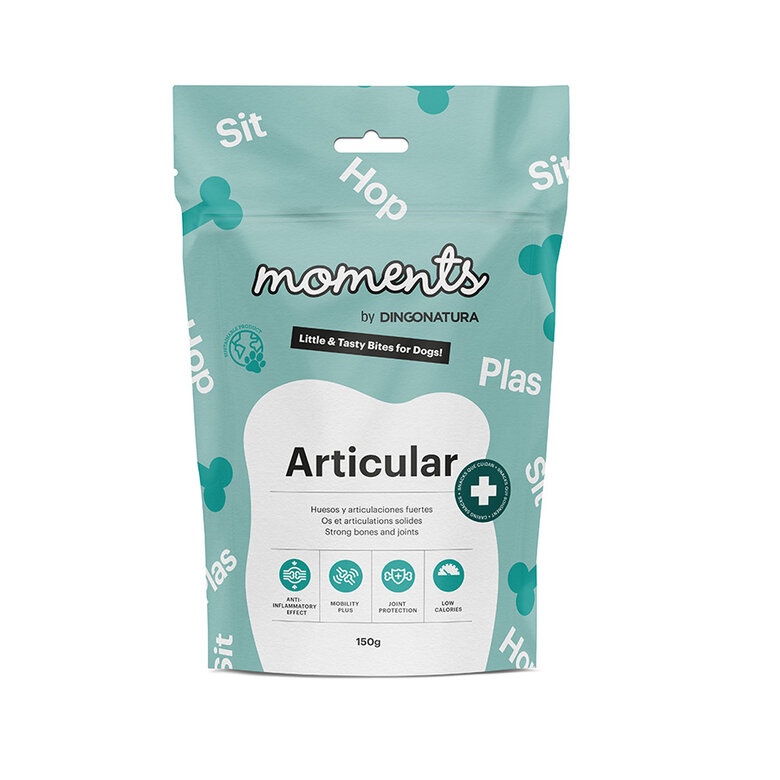 Petiscos para articulações Moments para cães