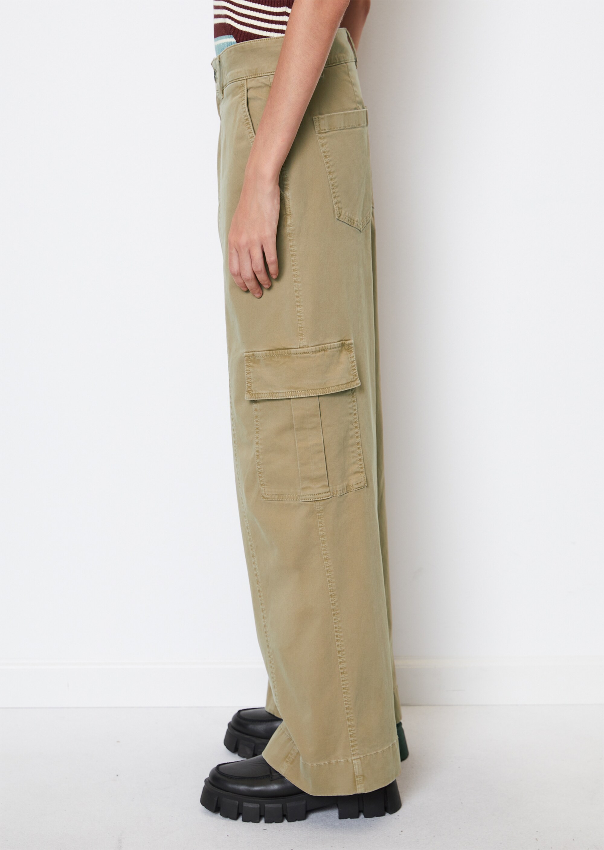 Cargohose looseaus Twill-Qualität