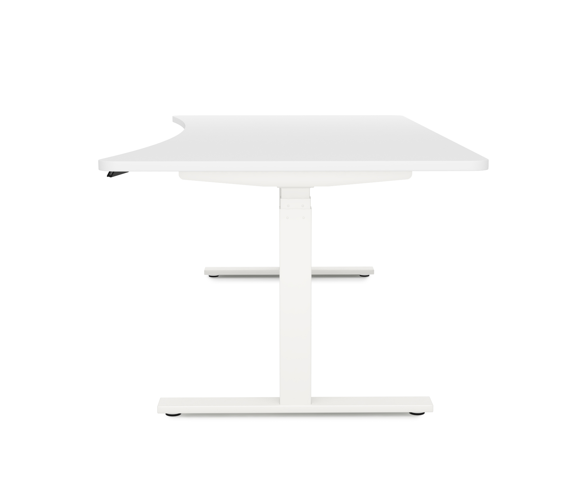 Stehpult elektrisch PREMIUM weiss 200 x 92 cm