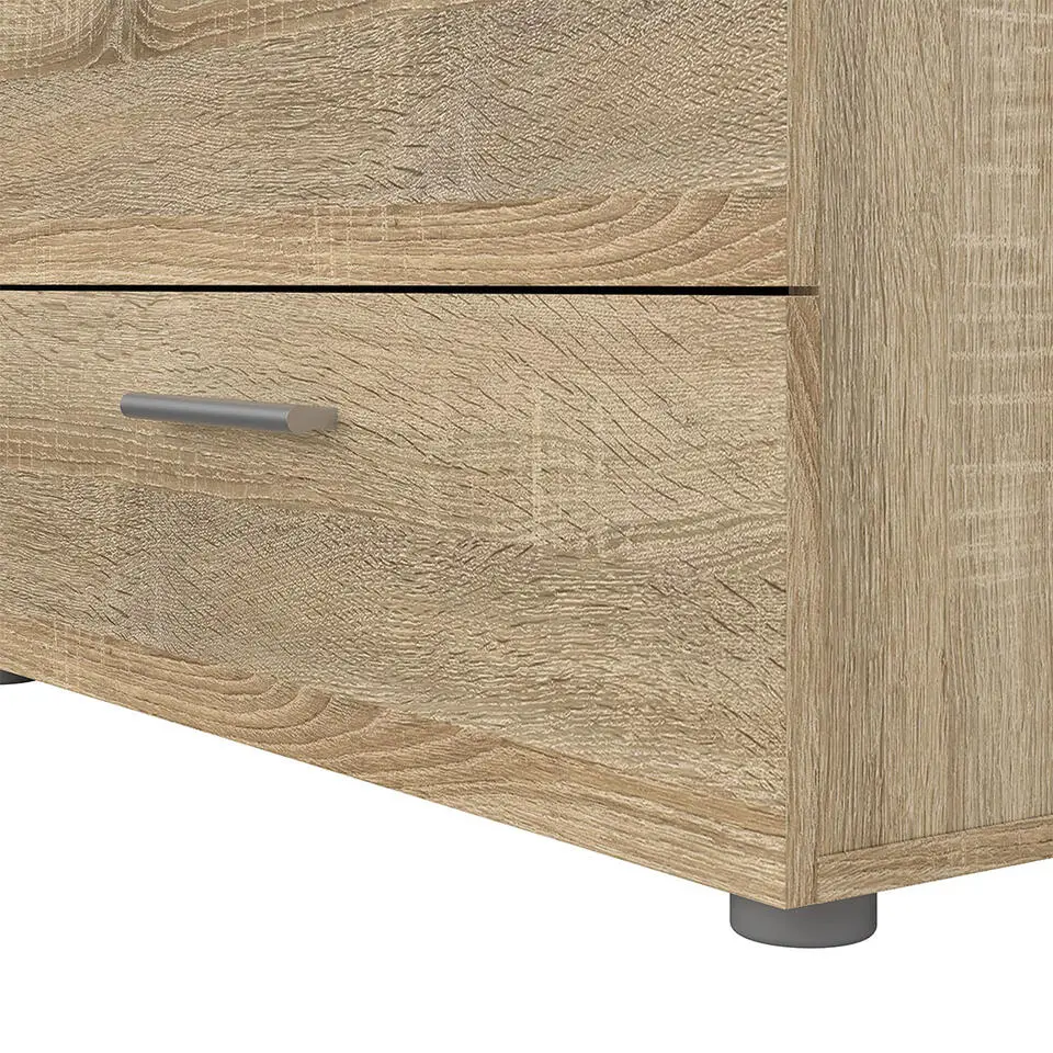 Hioshop Pepe kommode 8 lades eikenstructuur decor