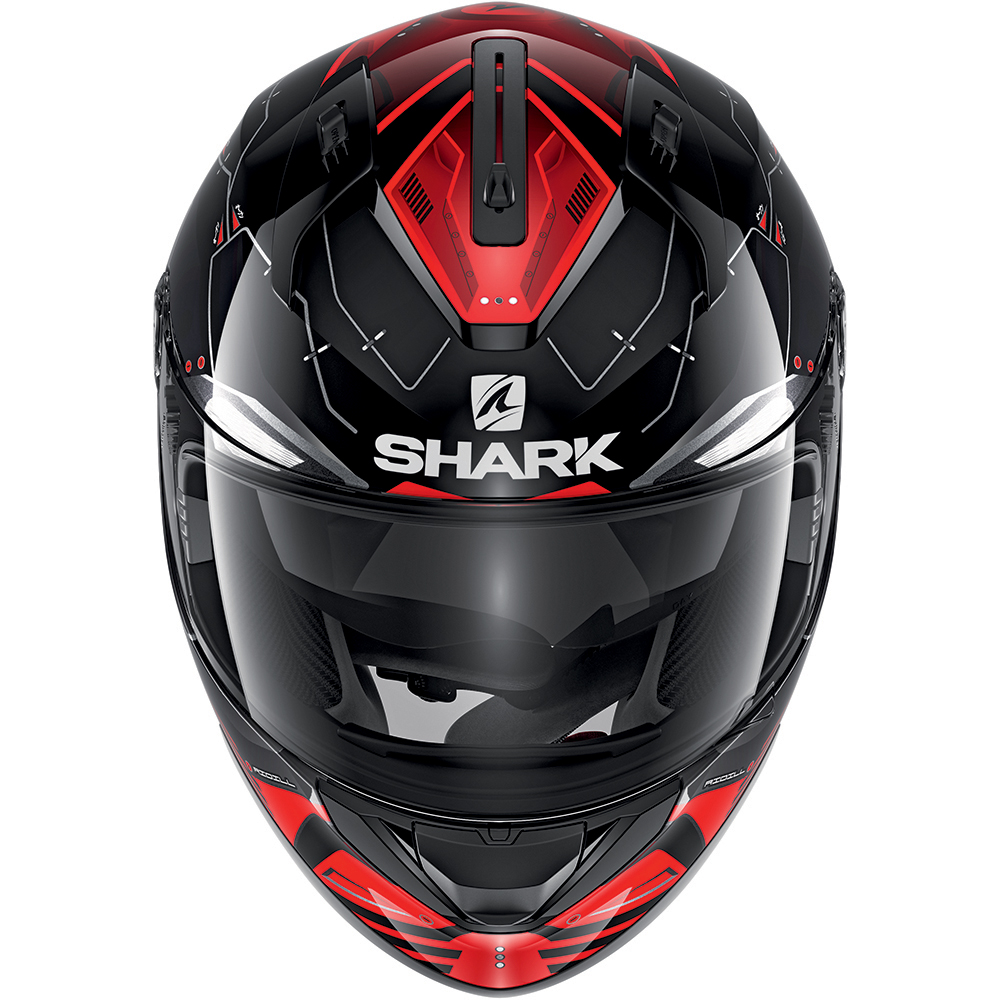 Shark - Casque Ridill Mecca Noir / Rouge / Gris
