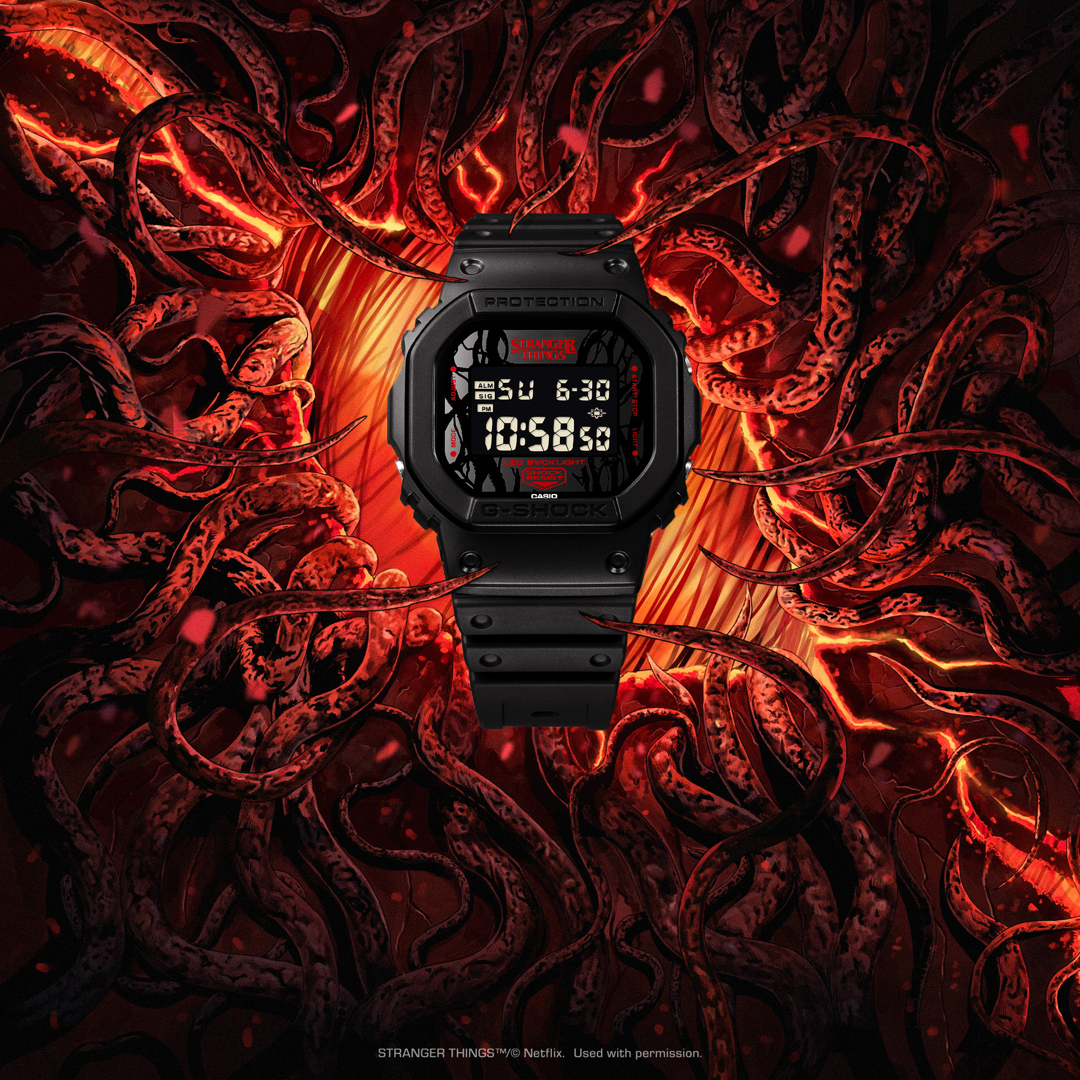 Casio G-Shock x Stranger Things