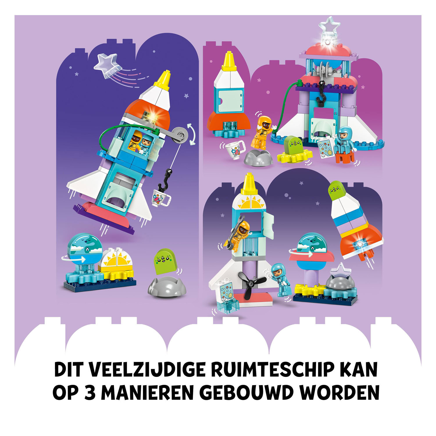 LEGO DUPLO Town 10422 3-In-1 Ruimteavontuur