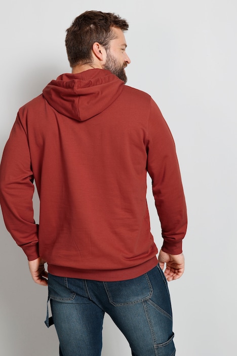 Boston Park Hoodie, Schriftzug, Kapuze, bis 72/74