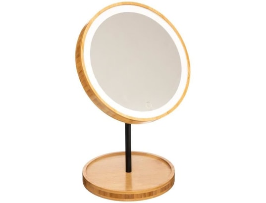 FIVE - Tbd - miroir led pied haut en bambou