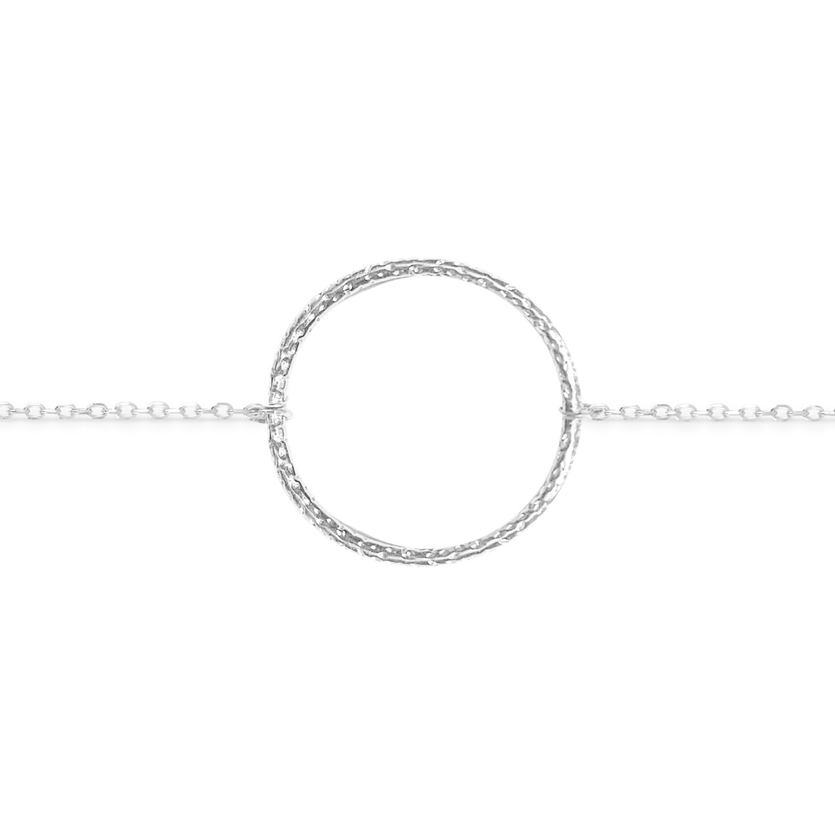 Bracelet en argent 905 rhodié