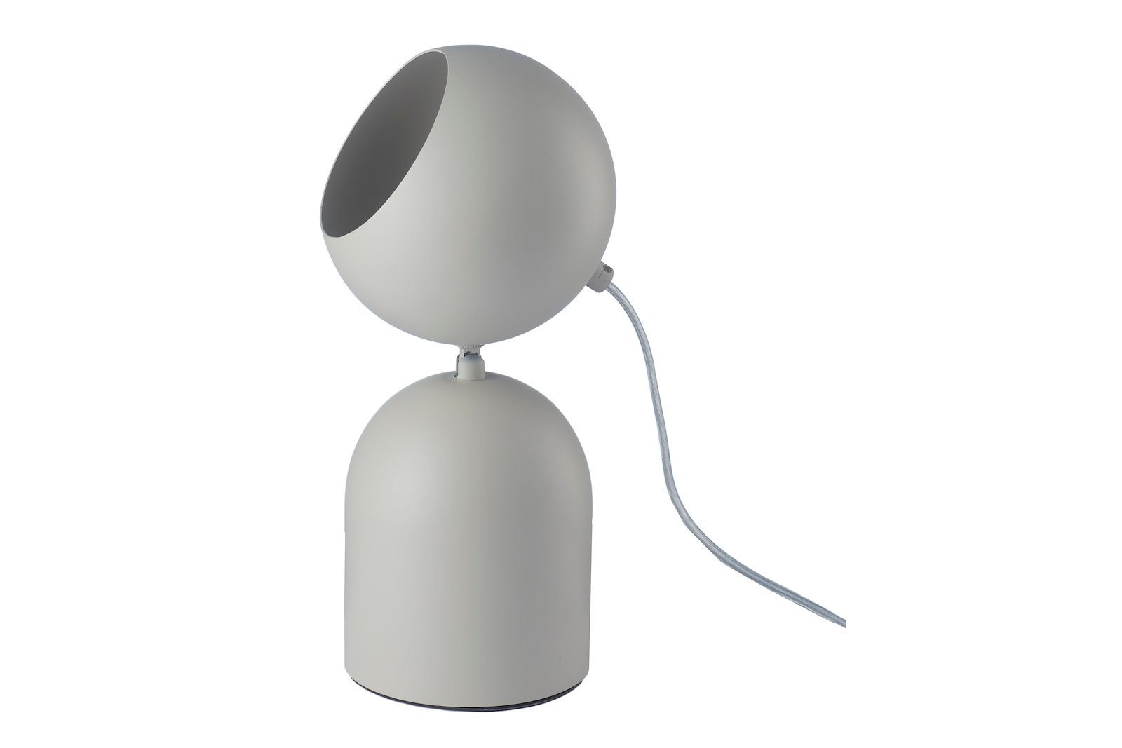 Astra bordlampe Beige høyde 24cm med ledning og bryter Maks LED 5W GU10