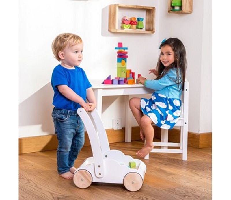 Le Toy Van Aktivitetsvogn m/Byggeklosser
