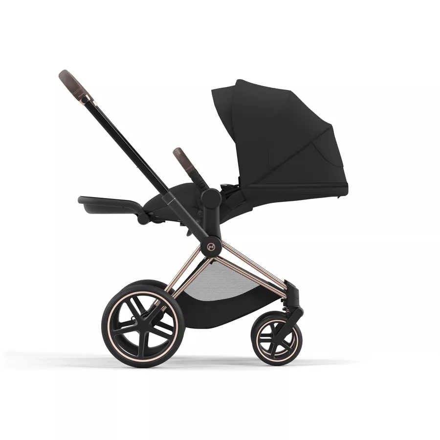 cybex PLATINUM Kombikinderwagen New Priam Priam Rosegold Sepia Black