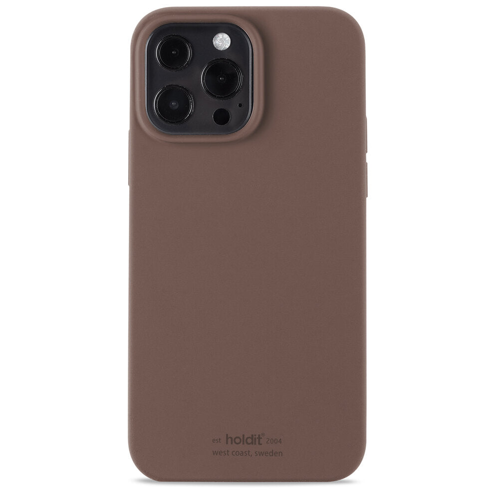 Holdit  iPhone 13 Pro Max Silicone cover - Dark Brown