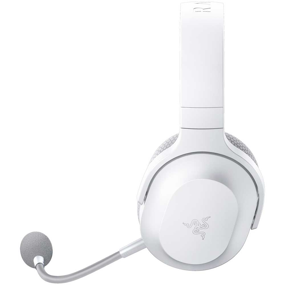 Barracuda X (2022) 2.4GHz USB C   Bluetooth Gaming Kopfhörer Over-Ear Stereo Headset mit Mikrofon (RZ04-04430200-R3M1) - Mercury (Weiss)