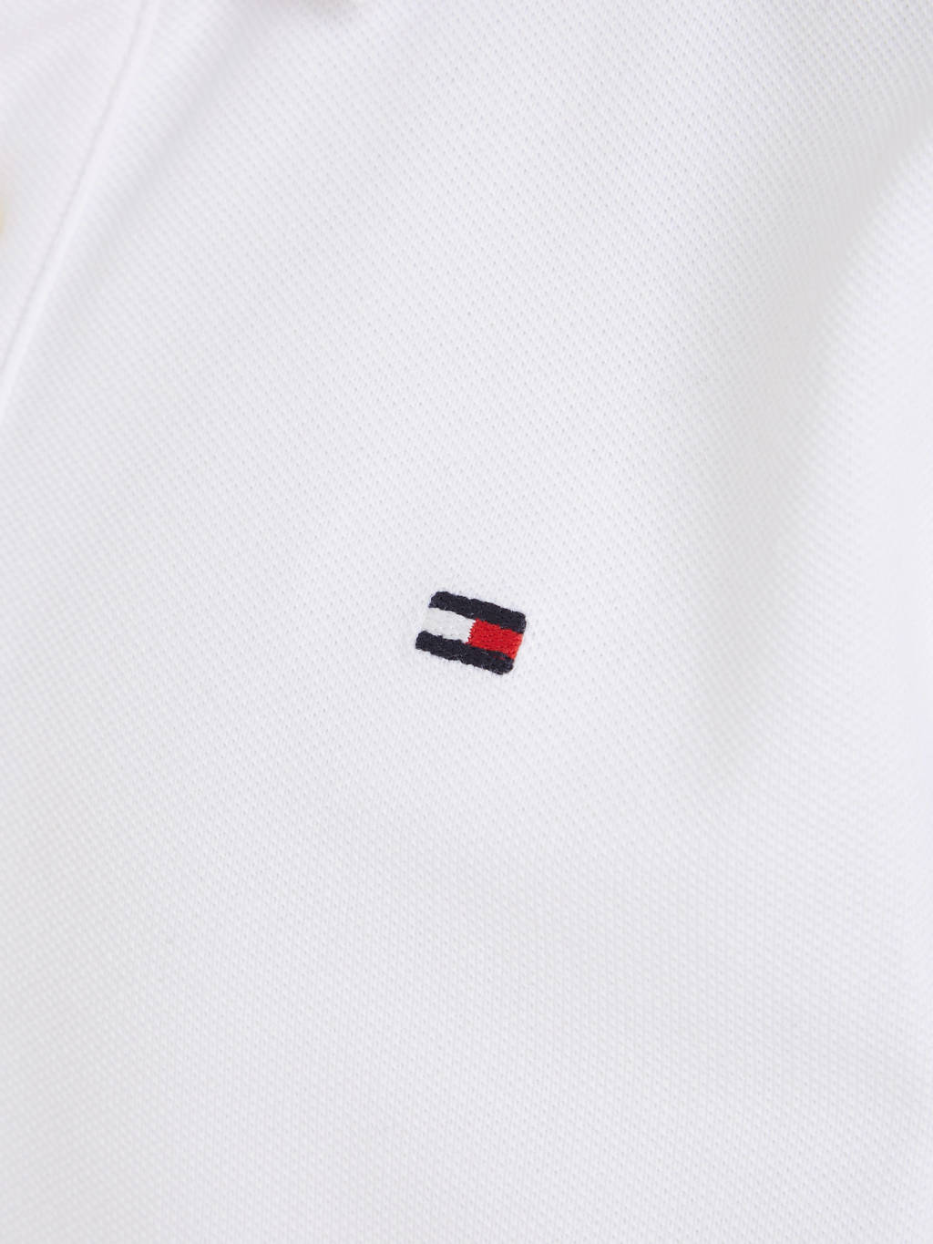 Tommy Hilfiger piqué polo wit