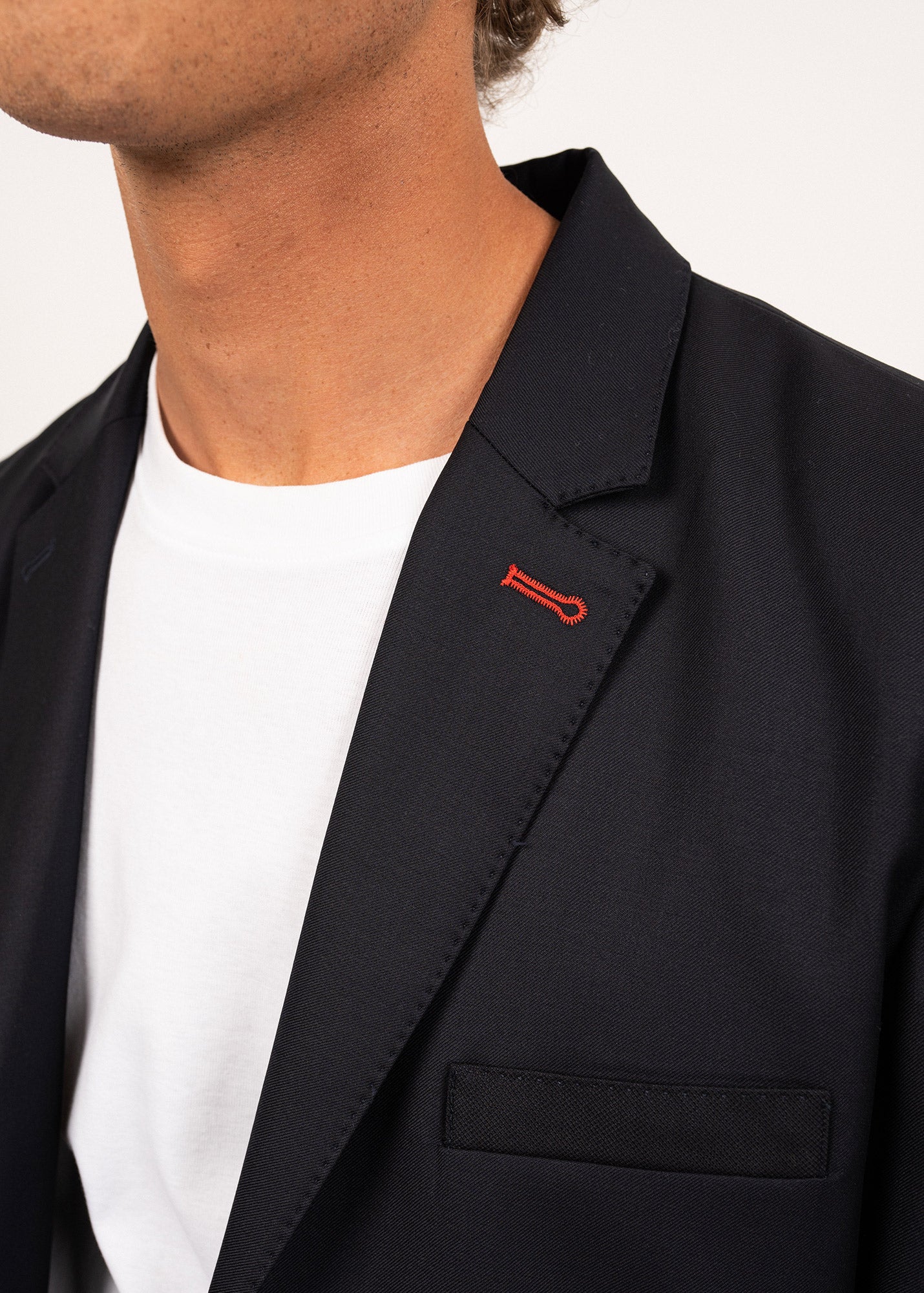 Blazer en drap de laine St Benoit